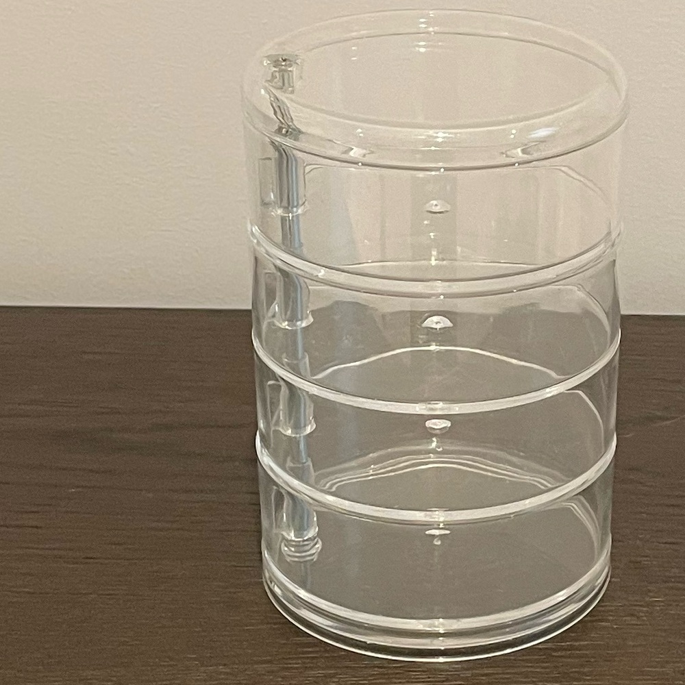 The Container Store Clear Acrylic Rotating Organizer